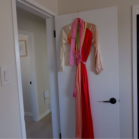 RHODE RESORT JAGGER SILK WRAP DRESS - Picture 5 of 15